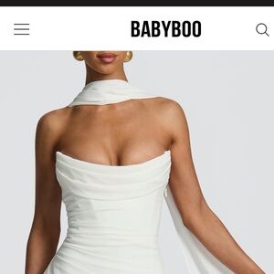 Babyboo White Scarf Wrap